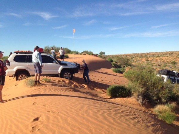 Dave's Training Session on &quot;How not to top a sand dune&quot; as well as a the latest recovery techniques