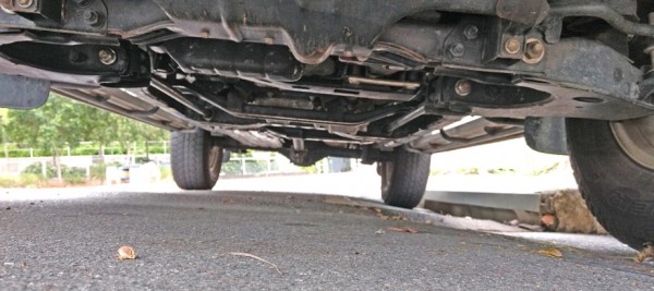 My Navarra before the bash plate