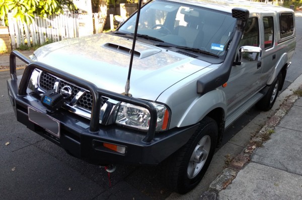 My Navarra with winch &amp; snorkel fitted.